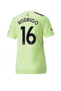 Manchester City Rodri Hernandez #16 Fotballdrakt Tredje Klær Dame 2022-23 Korte ermer